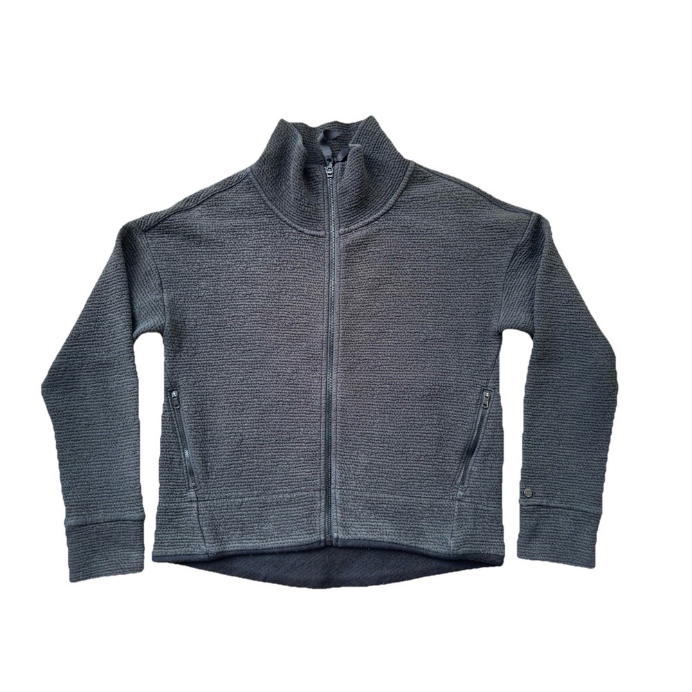 CALIA by Carrie Underwood Textured Weave Grey Cloud Jacket S